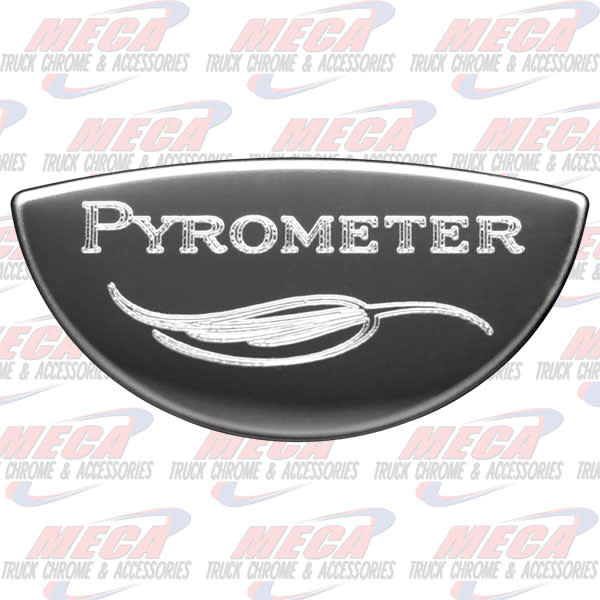 GAUGE PLATE KW PYROMETER SMALL EMBLEM