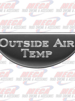 GAUGE PLATE KW OUTSIDE AI AIR TEMP EMBLEM