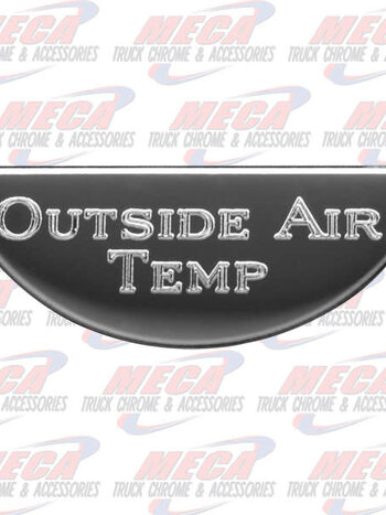 GAUGE PLATE KW OUTSIDE AI AIR TEMP EMBLEM