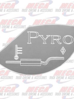 GAUGE PLATE KW LARGE PYRO EMBLEM
