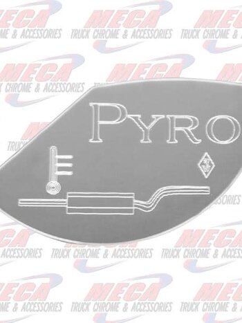 GAUGE PLATE KW LARGE PYRO EMBLEM