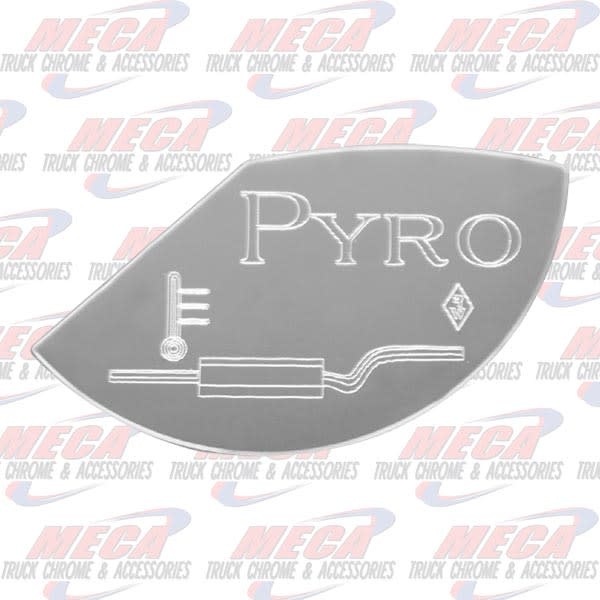 GAUGE PLATE KW LARGE PYRO EMBLEM