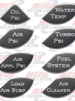 GAUGE PLATE KW PACK A EMBLEM
