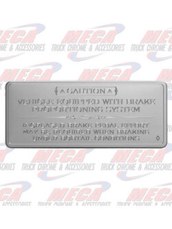 PLATE BRAKE PROP STATEMENT