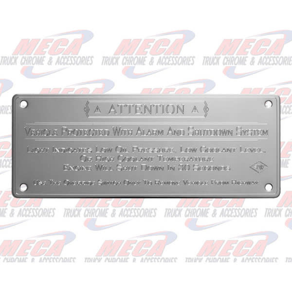 PLATE SHUTDOWN OVER RIDE