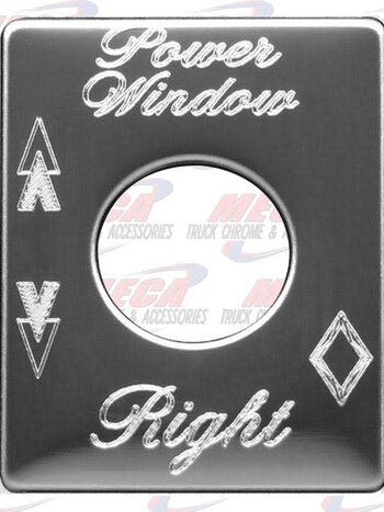 PLATE POWER WINDOW RIGHT PB