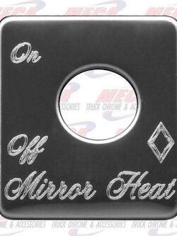 PLATE MIRROR HEAT PB