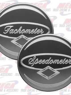 GAUGE PLATE PB SPEED/TACH EMBLEM