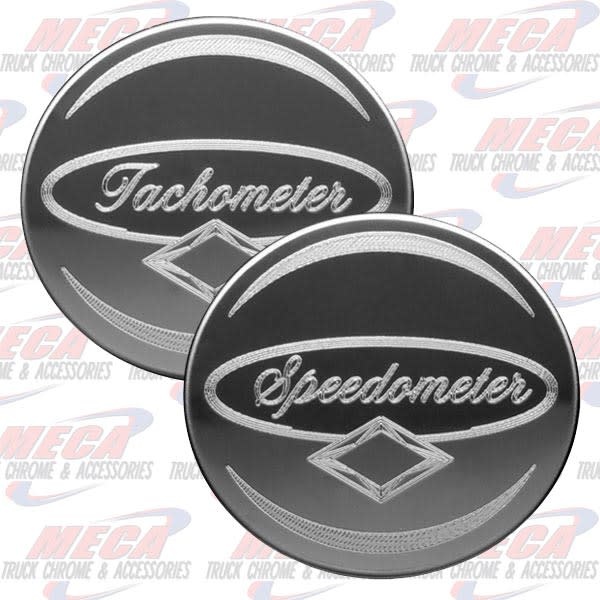 GAUGE PLATE PB SPEED/TACH EMBLEM