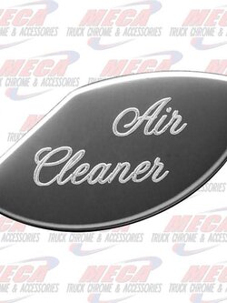 GAUGE PLATE PB AIR CLEAN CLEANER EMBLEM