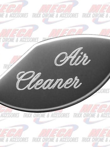 GAUGE PLATE PB AIR CLEAN CLEANER EMBLEM