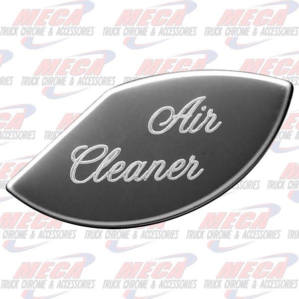 GAUGE PLATE PB AIR CLEAN CLEANER EMBLEM