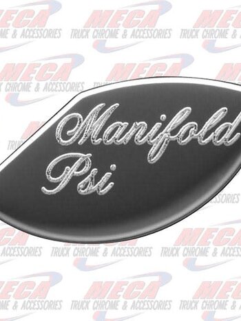 GAUGE PLATE PB MANIFOLD PSI EMBLEM