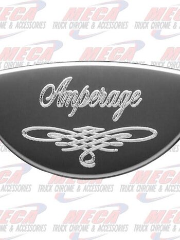 GAUGE PLATE PB AMPERAGE EMBLEM
