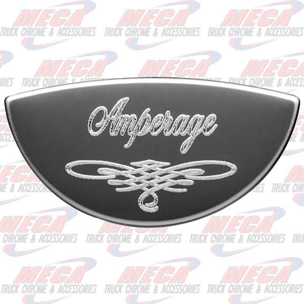 GAUGE PLATE PB AMPERAGE EMBLEM
