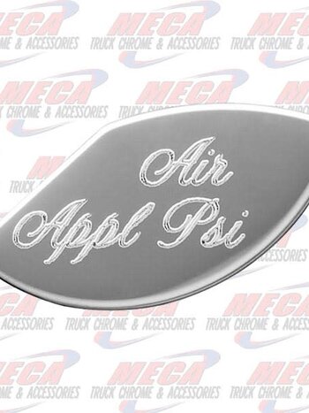 GAUGE PLATE PB AIR APPL PSI EMBLEM