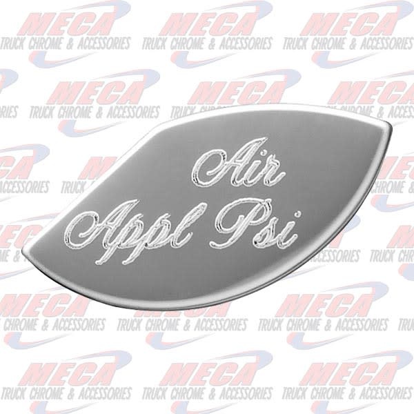 GAUGE PLATE PB AIR APPL PSI EMBLEM