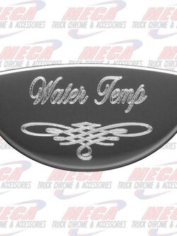 GAUGE PLATE PB WATER TEMP HALF MOON EMBLEM