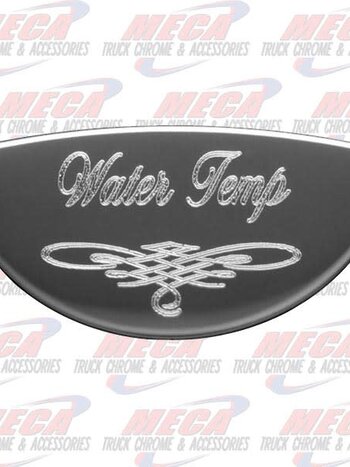 GAUGE PLATE PB WATER TEMP HALF MOON EMBLEM