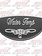 GAUGE PLATE PB WATER TEMP HALF MOON EMBLEM