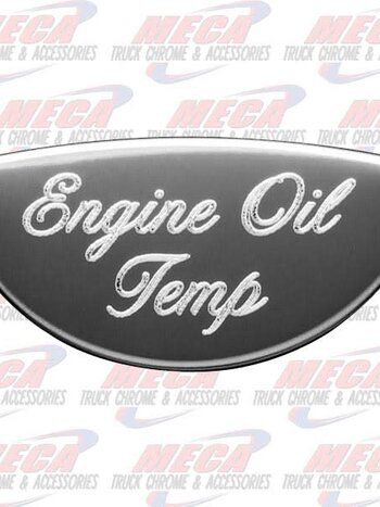 GAUGE PLATE PB ENG OIL TEMP EMBLEM
