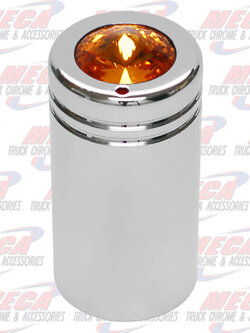 CB KNOB AMBER DIAMOND