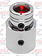 CB ON/OFF KNOB RED VOLUME/SQUELCH 2 PC KNOB