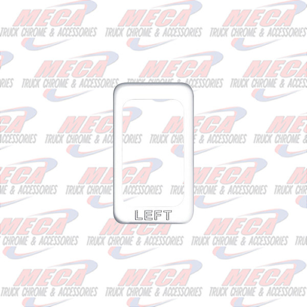 SWITCH PLATE IHC LEFT SIGN