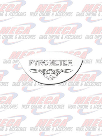 GAUGE PLATE IHC PYROMETER EMBLEM