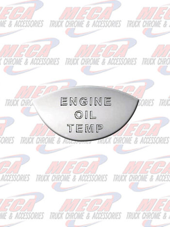 GAUGE PLATE IHC ENG OIL TEMP EMBLEM