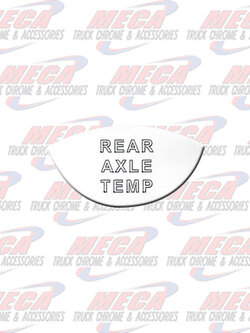 GAUGE PLATE IHC REAR AXLE TEMP EMBLEM