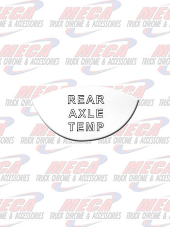 GAUGE PLATE IHC REAR AXLE TEMP EMBLEM