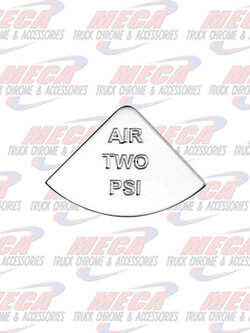 GAUGE PLATE IHC AIR TWO PSI EMBLEM