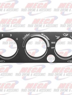 A/C CONTROL PLATE IHC W/ SINGLE BUTTON HOLE