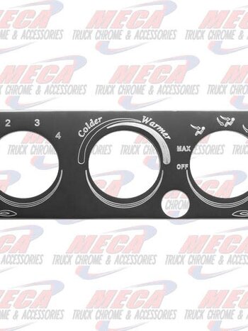 A/C CONTROL PLATE IHC W/ SINGLE BUTTON HOLE