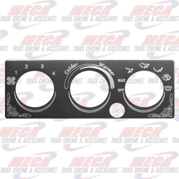 A/C CONTROL PLATE IHC W/ SINGLE BUTTON HOLE