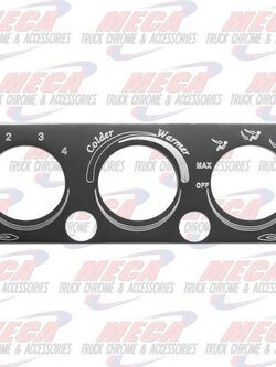 A/C CONTROL PLATE IHC W/ DOUBLE BUTTON