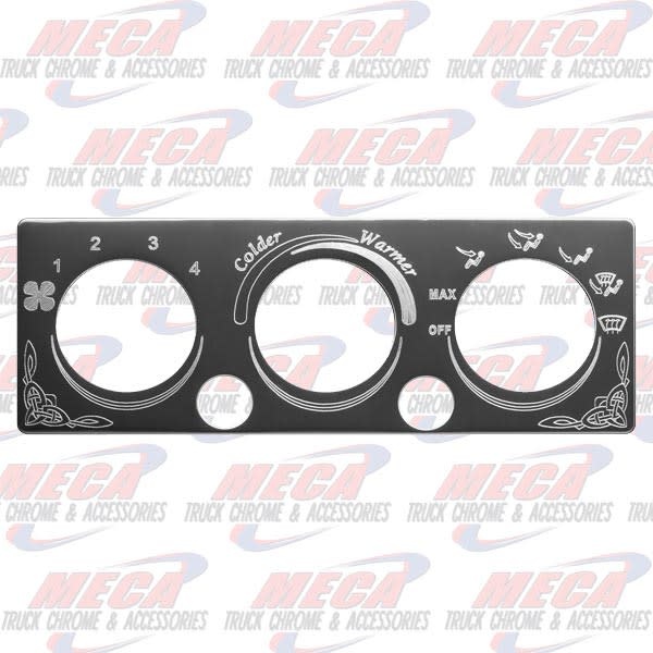 A/C CONTROL PLATE IHC W/ DOUBLE BUTTON