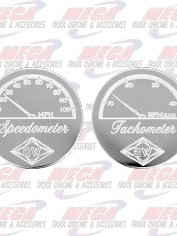 GAUGE PLATE PB SPEED/TACH W/ SCROLL DESIGN