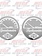 GAUGE PLATE PB SPEED/TACH W/ SCROLL DESIGN