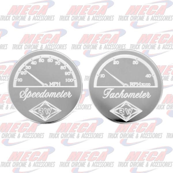 GAUGE PLATE PB SPEED/TACH W/ SCROLL DESIGN