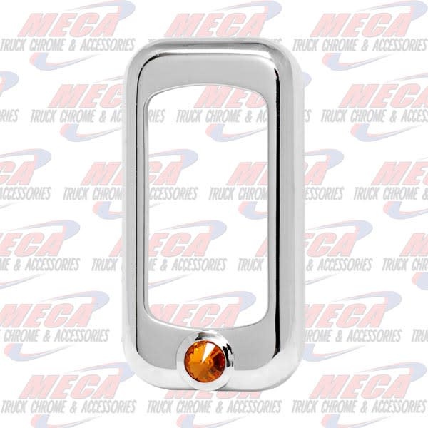 ROCKER SWITCH TRIM KW FL PB SET OF 3, AMBER JEWEL