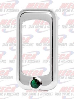 ROCKER SWITCH TRIM KW FL PB SET OF 3, GREEN JEWEL