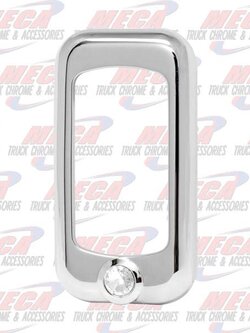 ROCKER SWITCH TRIM KW FL PB SET OF 3, CLEAR JEWEL