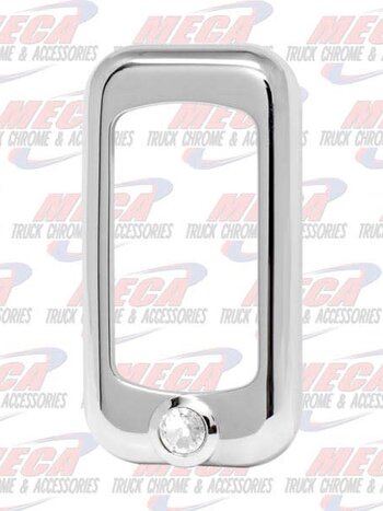 ROCKER SWITCH TRIM KW FL PB SET OF 3, CLEAR JEWEL