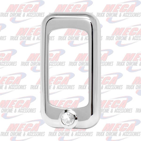 ROCKER SWITCH TRIM KW FL PB SET OF 3, CLEAR JEWEL