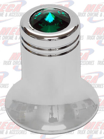 CB CHANNEL KNOB GREEN WIDE BOTTOM