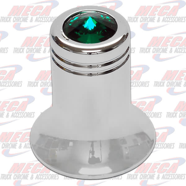 CB CHANNEL KNOB GREEN WIDE BOTTOM