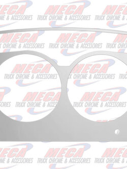 DASH PANEL SS TRIM KW 2006+ SPEED & TACH SECTION