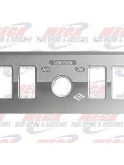 PLATE IGN SW KW 06 W/ 4 ROCKER SWITCH HOLE